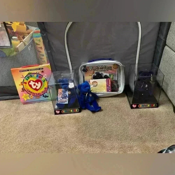 Ty Other - Ty Beanie Babies Platinum Edition Club Kit- Clubby And Princess Diana